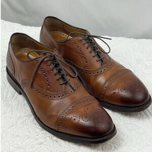 Cole Haan Men's Size 10.5 Brown Derby Leather Lace-Up Dress Shoes  Formal Office